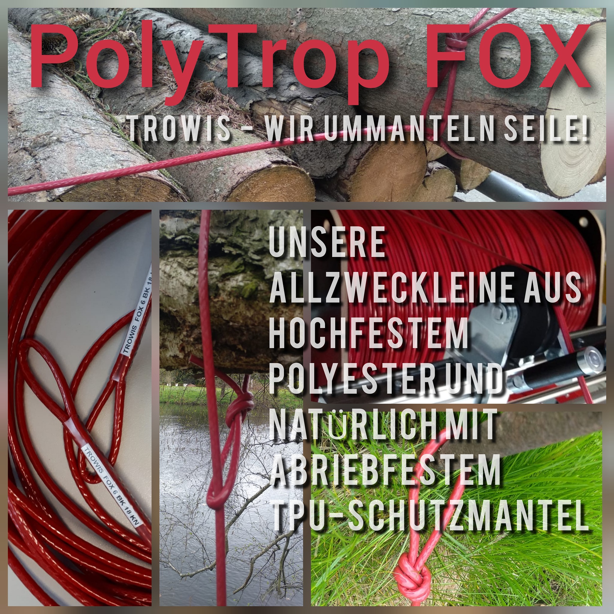 Our PolyTrop FOX rope